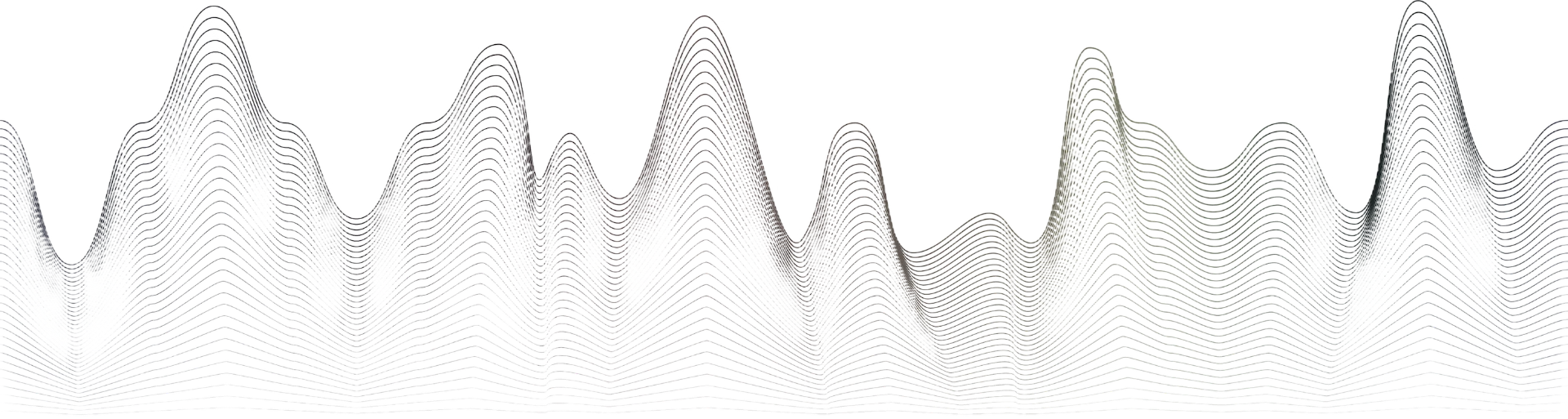 Line graph visualising usage over time